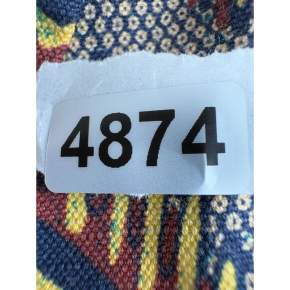 Anthropologie Elevenses Geo Safari Vest Geometric Linen Blend Women's S - Picture 11 of 11